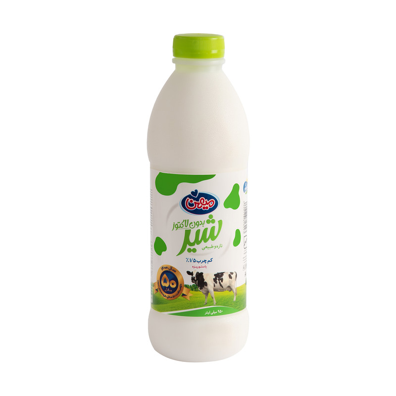 شیر کم چرب بدون لاکتوز میهن950سی سی