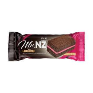 کیک اسفنجی کاکائو با کرم توت فرنگی نظری(Mr.NZ)