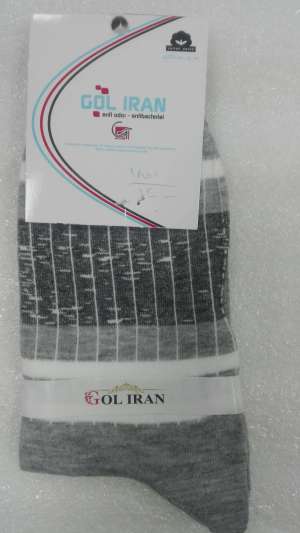 جوراب مردانه ساق بلند گل ایران